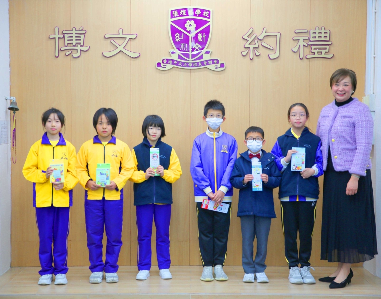 曾欣彤4C 、葉林4C、張健楠4A、姜宛伶6C、劉芷妤6A 、蔡梓尉6C 