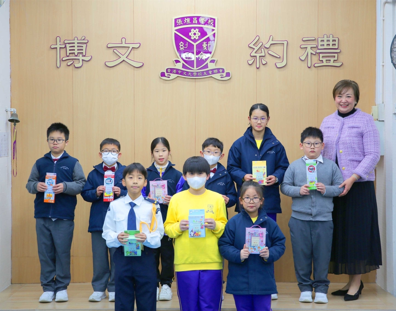 2A曾思葶、2A 方希信、2A 陳芝琳、3D 陳子弘、4A 張健楠、4A 鍾定宏、6C 容雅儒、6A黃鉻澄、6B杜星諺